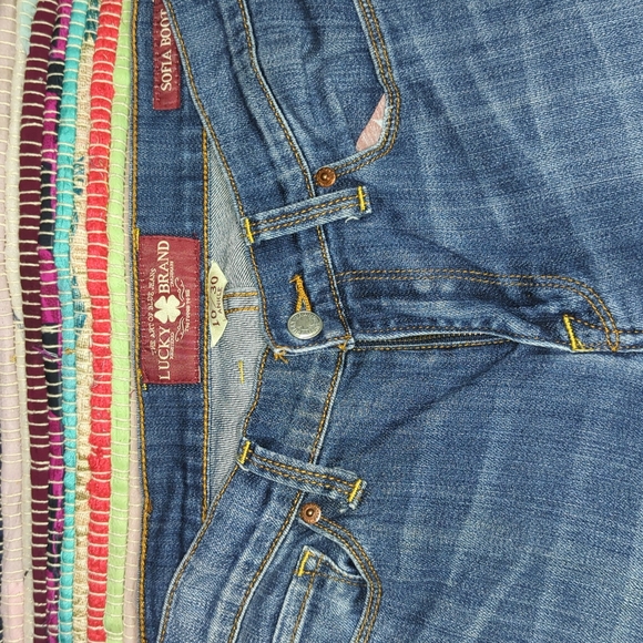 Lucky Brand Sofia Boot Denim - Picture 2 of 6